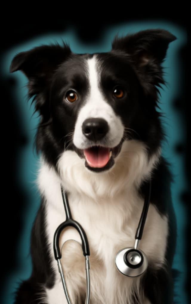 Veterinarian dog